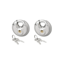 Komplet dwóch kłódek okrągłych ProPlus 341319S zamki dyskowe 70mm