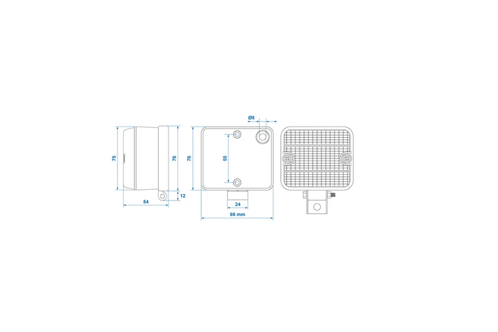 Lampa tylna przeciwmgielna ProPlus 343632 uniwersalna