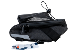 Torba pod siodełko rowerowe z kieszenią na bidon PROFEX 82318 Long Black Lux