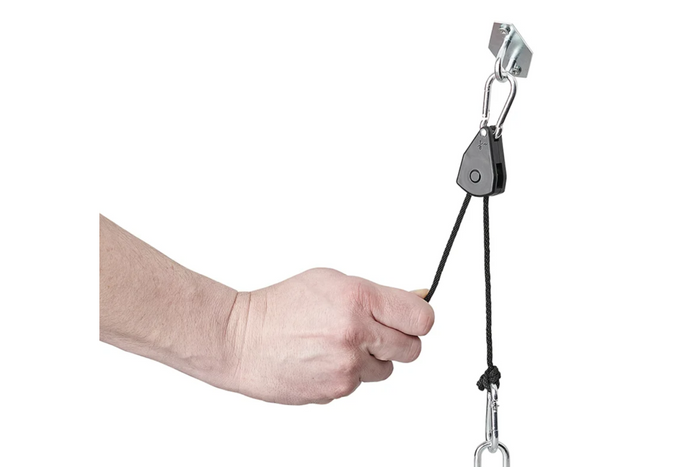 Zestaw dwóch wyciągarek linowych ProPlus 320054 wciągnik linowy z grzechotką 2,5m 68kg