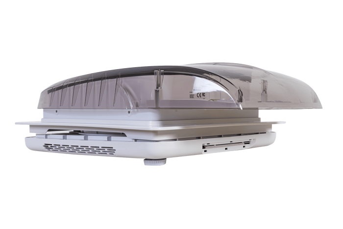 Wentylator dachowy automatyczny PUNDMANN PLUS FAN do kampera z oświetleniem, roletą 400×400mm
