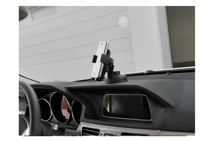 Uchwyt na telefon LAMPA Easy-Lock mocowanie przyssawką