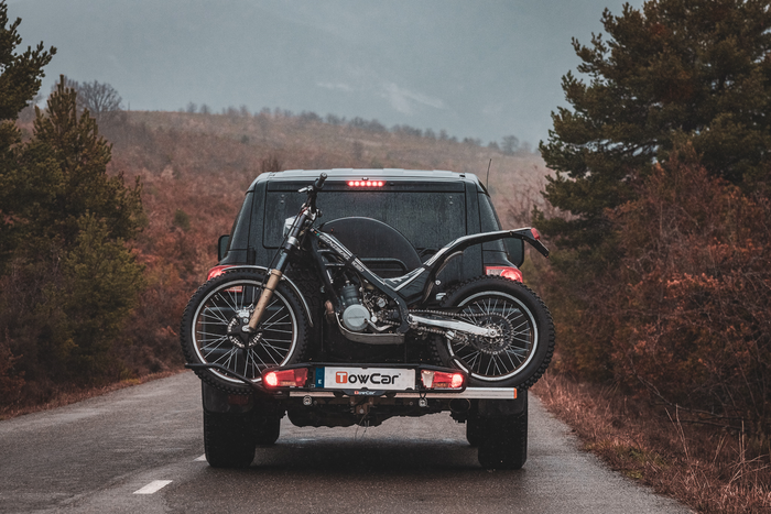 Towcar Balance - bagażnik na motocykl/rower montowany na hak