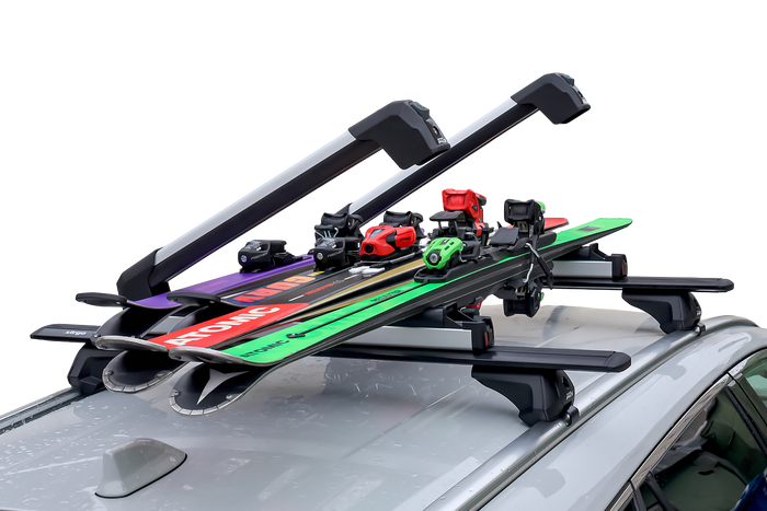 Inter Pack Frostline 4 - aluminiowy uchwyt na 4 par nart lub 2 deski