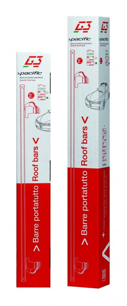 Bagażnik dachowy G3 Pacific 65.130-68.056 stalowy