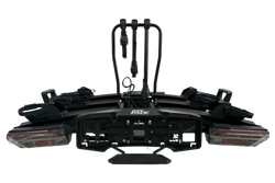 Inter Pack Velox 3 LED - składany bagażnik rowerowy na hak na 3 rowery ze światłami LED