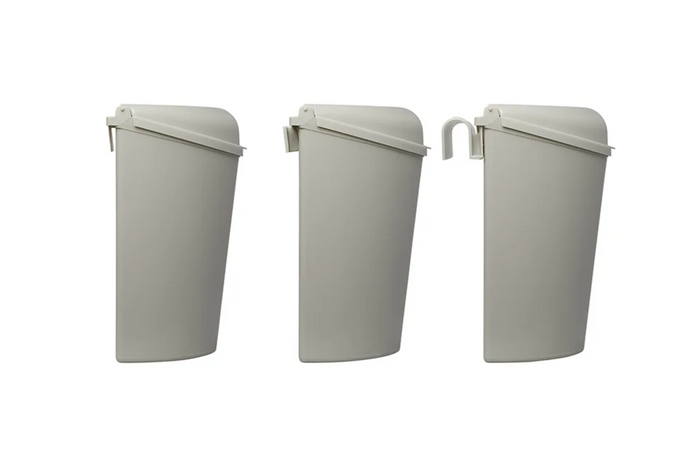 Kosz na śmieci z przykrywką ProPlus 370402 kosz do przyczepy, kampera 6L