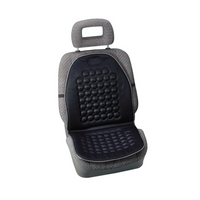 Poduszka na fotel samochodowy LAMPA Massage czarna, efekt masażu