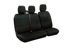 Komplet pokrowców na fotele samochodowe LAMPA Dido-2 czarne, do busów i vanów