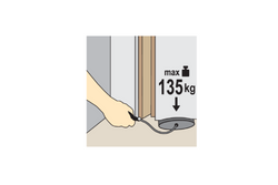 Zestaw trzech poduszek montażowych YATO YT-67385 udźwig 135kg