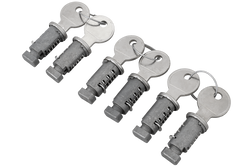 Zestaw zamków i kluczy Atera (6 szt. + 2 klucze) 083011