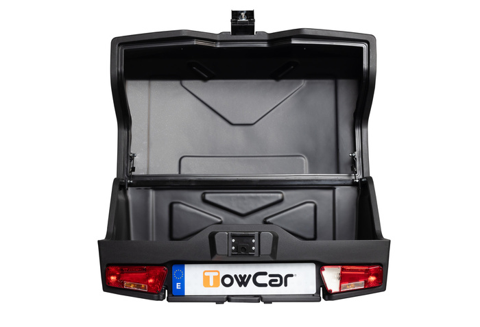 Towbox EVO classic gray - bagażnik box montowany na hak