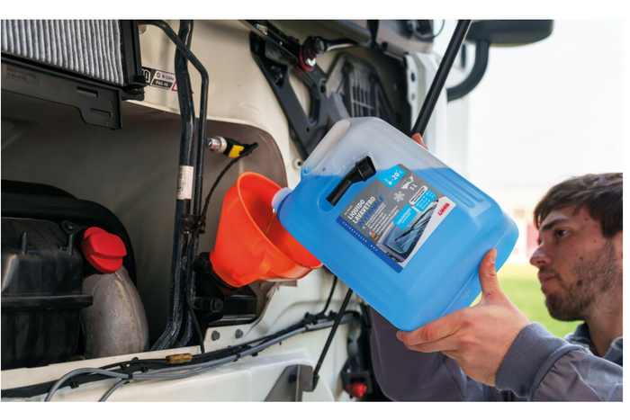 Lejek do paliwa oleju LAMPA plastikowy 160mm