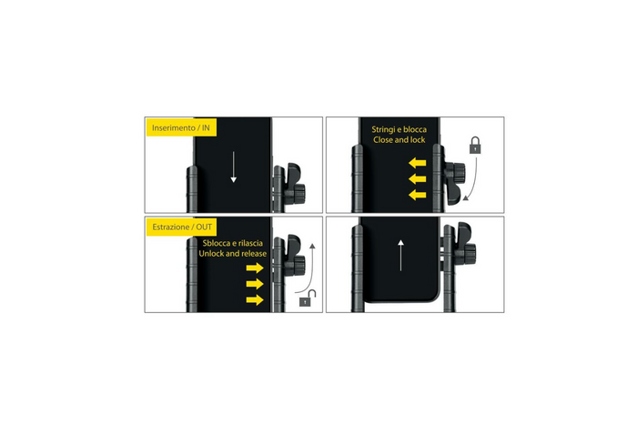 Uchwyt na telefon LAMPA Smart Handlebar Grip mocowanie na kierownicę