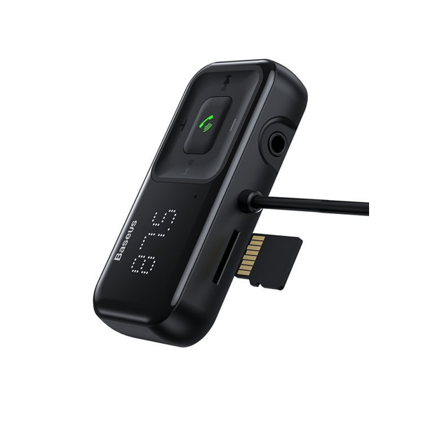 Transmiter FM BASEUS T typed S-16 bluetooth 5.0 MP3 + ładowarka samochodowa 2x USB