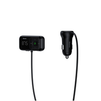 Transmiter FM BASEUS T typed S-16 bluetooth 5.0 MP3 + ładowarka samochodowa 2x USB