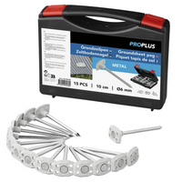 Zestaw śledzi do namiotu ProPlus 361736V02 metalowe śledzie w walice 15szt.