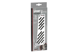 Podpórka stopy kierowcy LAMPA podstopnica aluminiowa z gumą antypoślizgową