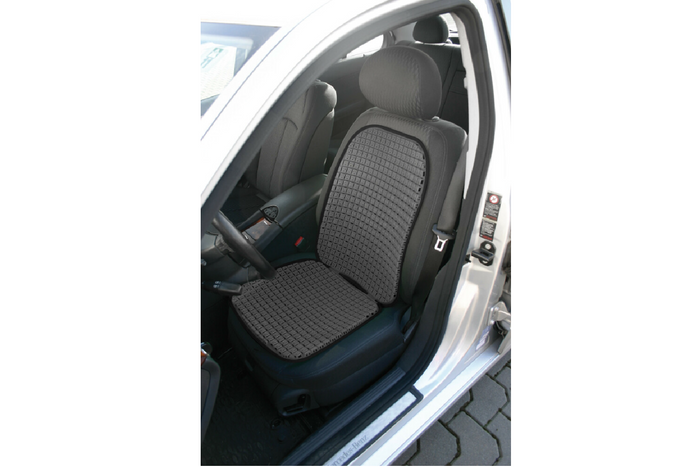 Poduszka oddychająca na siedzenie LAMPA Taxi Driver czarna mata na fotel samochodowy