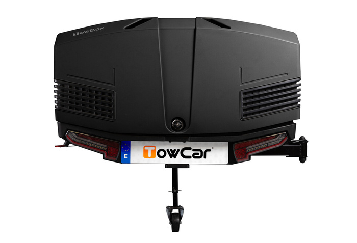 Towbox V3 Camper long czarny - bagażnik box montowany na hak