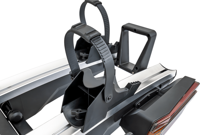 Inter Pack Velox 2 LED - składany bagażnik rowerowy na hak na 2 rowery ze światłami LED