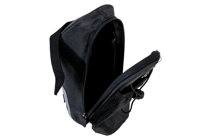Torba pod siodełko rowerowe z kieszenią na bidon PROFEX 82318 Long Black Lux