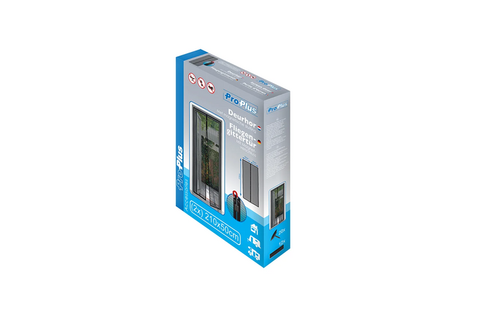 Moskitiera magnetyczna na drzwi ProPlus siatka ochronna (2x)210x50cm