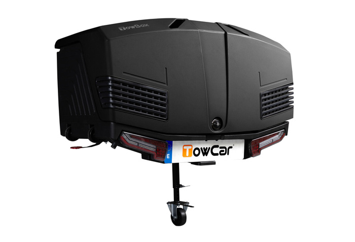 Towbox V3 Camper long czarny - bagażnik box montowany na hak
