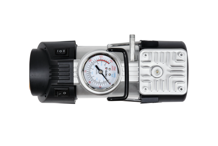 Kompresor samochodowy YATO YT-73460 z lampą LED 12V 180W