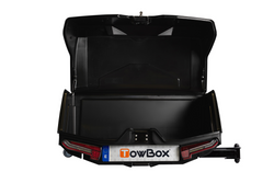 Towbox Camper Alpha czarny LED (long) - bagażnik box montowany na hak