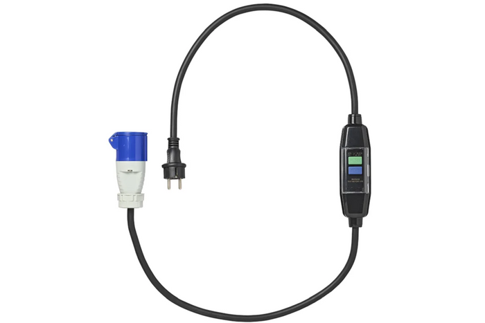 Przewód przejściówka Schuko /CEE ProPlus 373589V01DE wyłącznik różnicowoprądowy 150cm