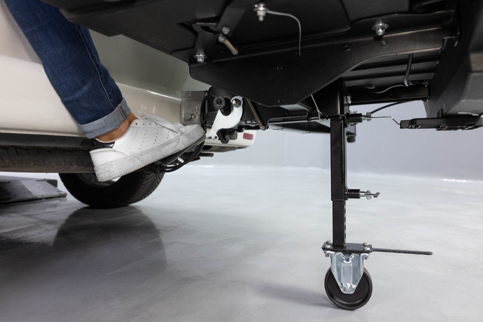 Towbox V3 Camper long czarny - bagażnik box montowany na hak