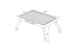 Stopień do przyczepy ProPlus 360827 składany schodek podest 150kg