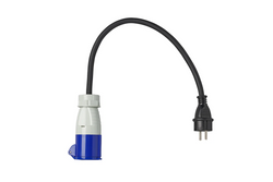 Adapter z wtyczką Schuko i gniazdem CEE 16A 230V ProPlus 373526 kabel 40cm