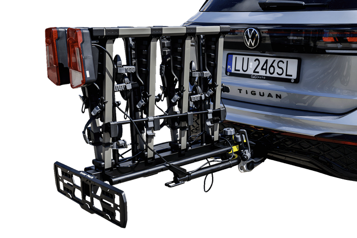 Inter Pack New Spider 4 - bagażnik rowerowy na hak na 4 rowery