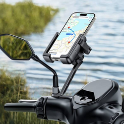 Uchwyt rowerowy/motocyklowy na telefon BASEUS GoTrip Series uniwersalny do lusterka