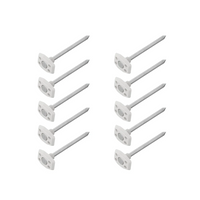 Zestaw dziesięciu śledzi do maty podłogowej ProPlus 361736V01 metalowe kołki do wykładzin kempingowych 10cm