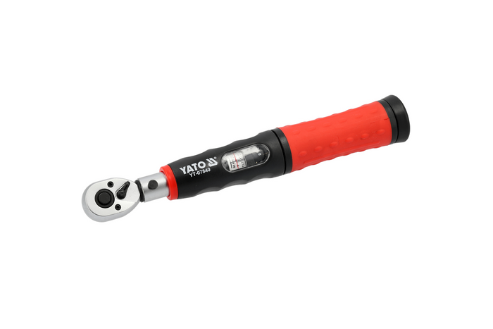 Zestaw kluczy dynamometrycznych YATO 1/4" 5–25Nm 11-elementów
