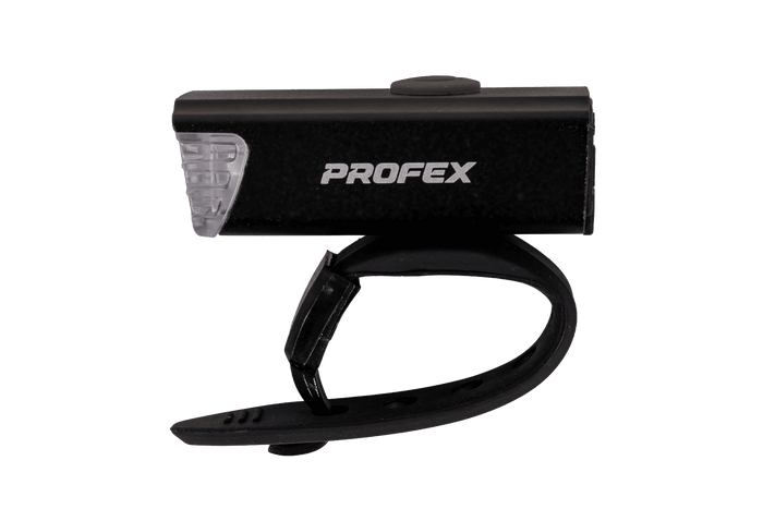 Przednia lampka rowerowa PROFEX 82004 Pro Alu Li-Pol USB