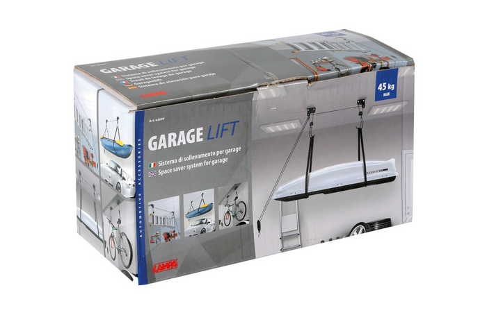 Uchwyt sufitowy do przechowywania LAMPA Garage Lift system podwieszany 45kg