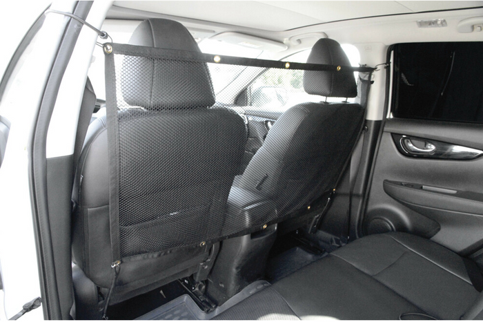 Przegroda dla psa LAMPA PET-2 siatkowa bariera mocowana do przednich foteli 115x65cm