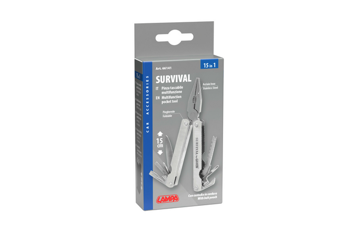 Narzędzie wielofunkcyjne LAMPA 66141 Multi-Tool 15w1 kieszonkowe