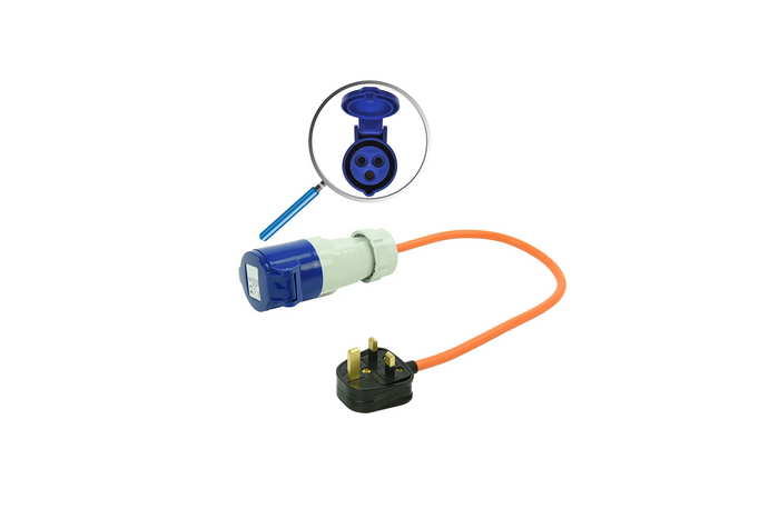 Adapter z wtyczką UK i gniazdem CEE 16A ProPlus 373522 kabel 40cm