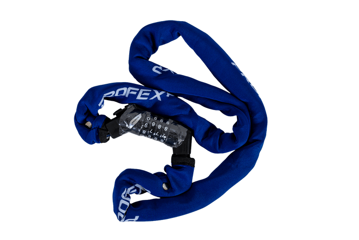Blokada rowerowa łańcuchowa PROFEX 81662 Neo 130 cm z szyfrem