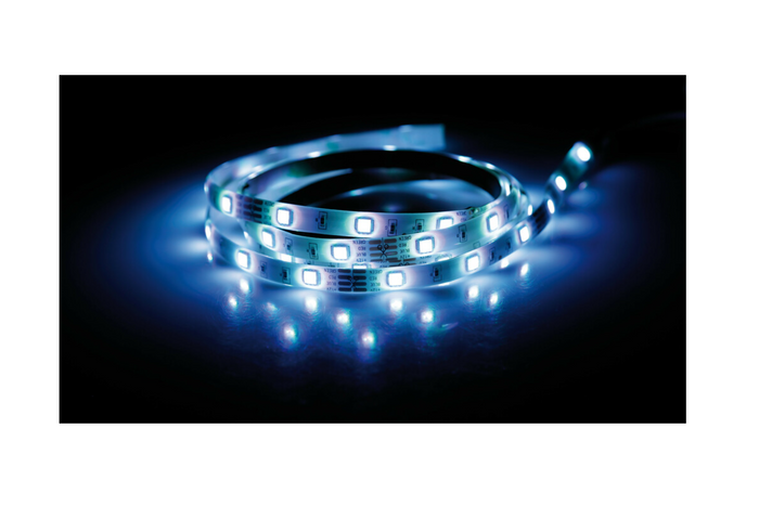 Taśma LED RGB z taśmą samoprzylepną LAMPA 12/24V 200 cm