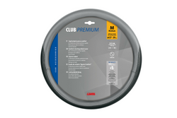 Pokrowiec na kierownicę LAMPA CLUB 37-39cm szaro-czarny