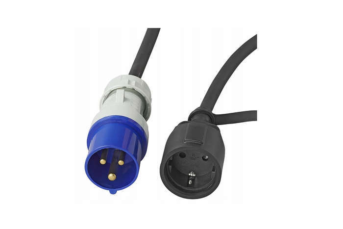 Adapter z wtyczką CEE i gniazdem Schuko 16A 230V ze stykiem ochronnym ProPlus 373530 kabel 40cm