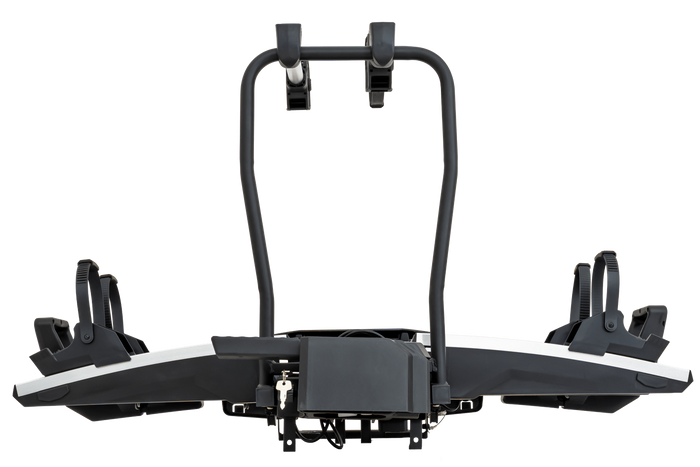 Inter Pack Velox 2 LED - składany bagażnik rowerowy na hak na 2 rowery ze światłami LED