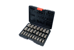 Wykrętaki do uszkodzonych śrub wewnętrznych YATO YT-06034 3-23mm 25el.