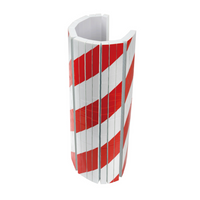 Mata ochronna do garażu LAMPA S samoprzylepna odblaskowa 32x40cm